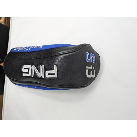 PING Si3 Forged Titanium Driver Club Headcover Black & Blue Golf - Picture 2 of 4